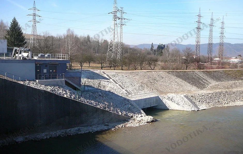 MVE Hričov – Obr. 3 - po vystavbe