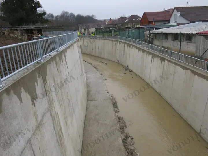 Turá Lúka – úprava kapacity Myjavy v rkm 66,83 – 70,10 – Obr. 19 - po výstavbe (december 2015)