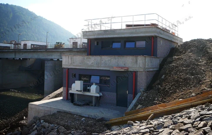 MVE Hričov – Obr. 6 - po vystavbe
