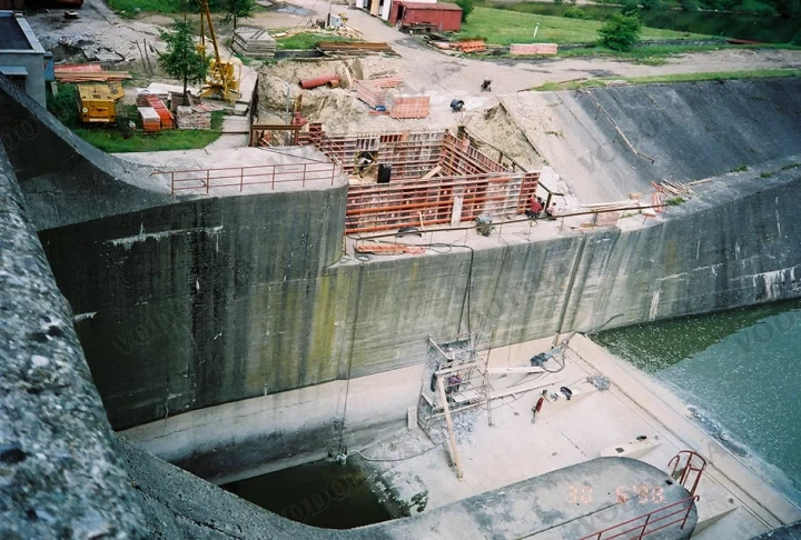 MVE Nosice – Obr. 2 - pri vystavbe