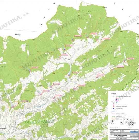 Štúdia odtokových pomerov v povodí Kysuce – Obr. 12 - situácia L