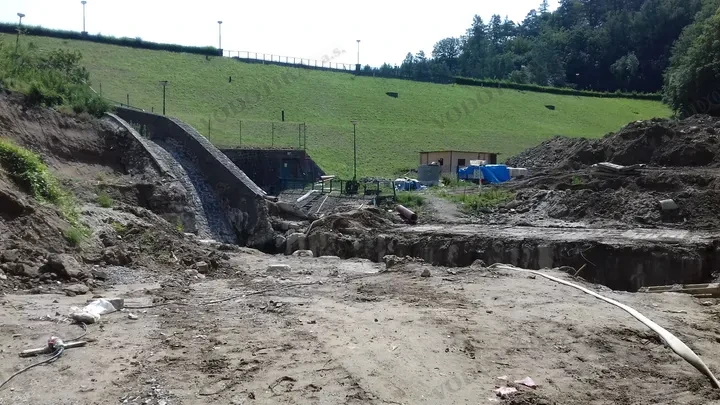 VD Koryčany – rekonštrukcia vodného diela – Obr. 6 - foto z realizácie (jún 2018)