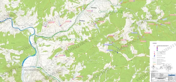 Štúdia odtokových pomerov v povodí Kysuce – Obr. 9 - situácia I