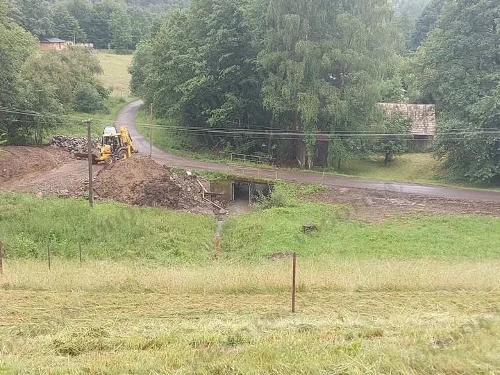 Rekonštrukcia - Tajch Nová Baňa – Obr. 4 - počas výstavby (jún 2024)