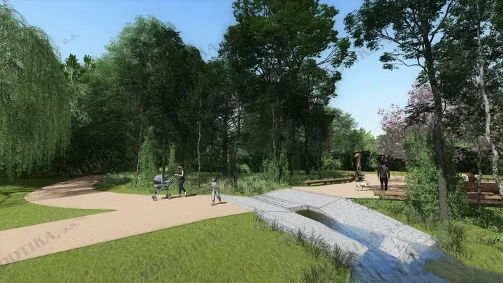 Zachovanie a predĺženie životnosti mokrade v chránenom areáli Horský park – Obr. 4 - vizualizácia