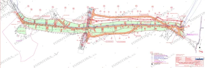Mrlina, Vestec, Rožďalovice, zvýšenie ochrany obcí výstavbou poldrov – Polder Mlýnec – Obr. 2 - situácia podrobnejšia