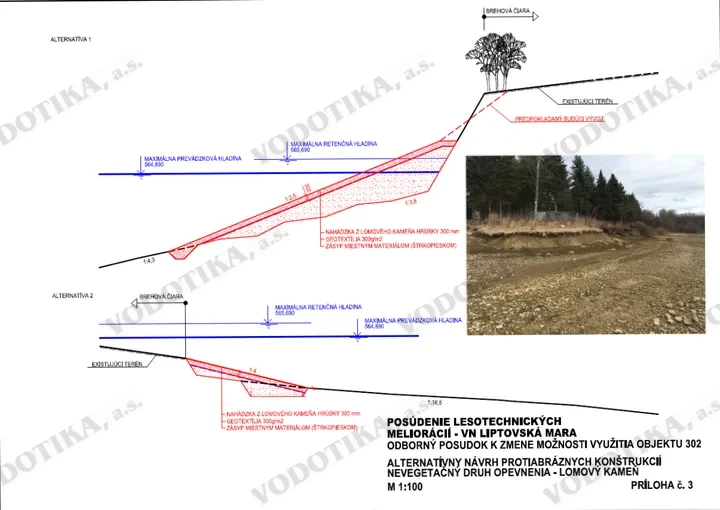 Posúdenie lesotechnických meliorácií – VN Liptovská Mara – Obr. 2 - výkres