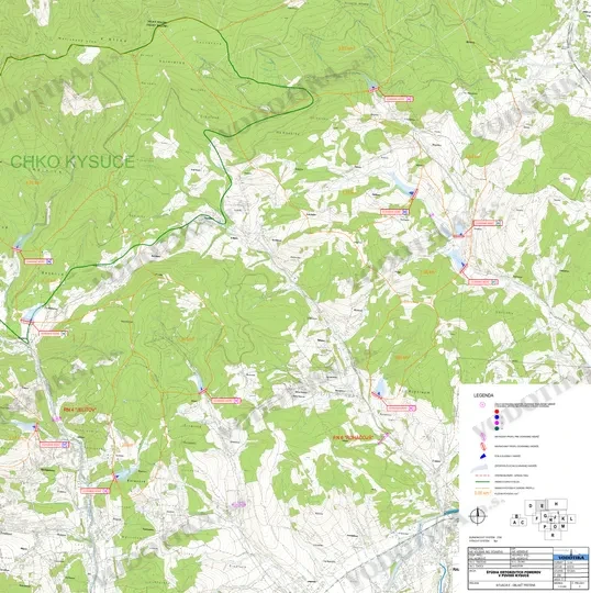 Štúdia odtokových pomerov v povodí Kysuce – Obr. 5 - situácia E