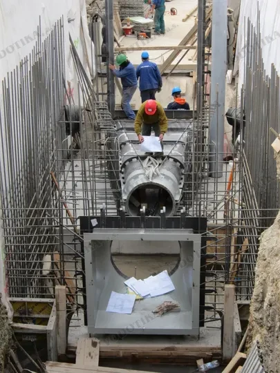 Malá vodná elektráreň Dobšiná III – Obr. 5 - počas výstavby (september 2012)