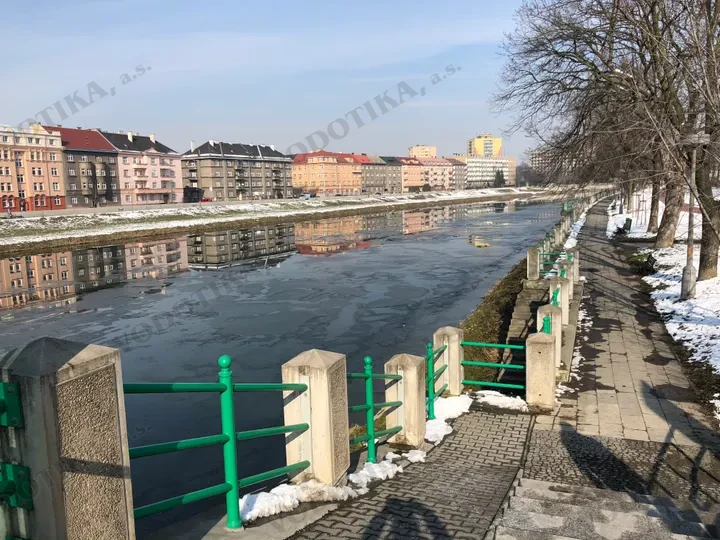 Revitalizácia nábrežia rieky Topľa v Bardejove – Obr. 4 - súčasný stav (december 2018)