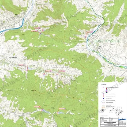 Štúdia odtokových pomerov v povodí Kysuce – Obr. 15 - situácia O