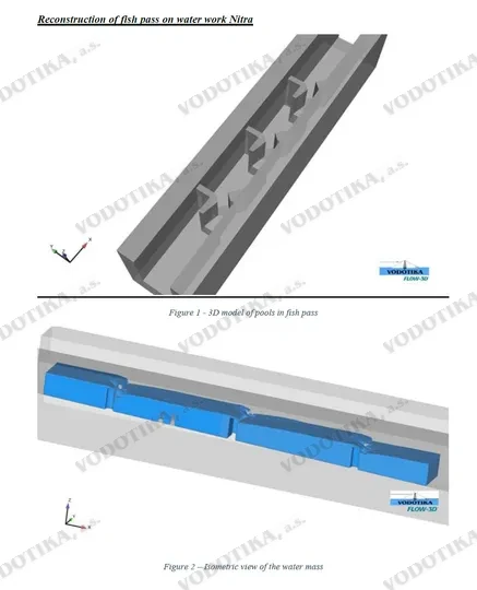 Odstraňovanie bariér vo vodnom toku Nitra – matematický výpočet – Obr. 1