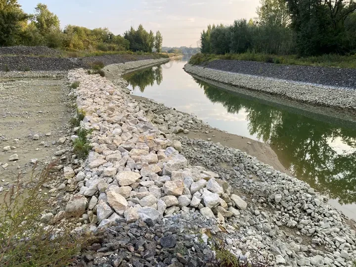 Diaľnica D4 R7 – Kompenzačné opatrenie : Sprietočnenie Biskupického ramena – Obr. 5 - po výstavbe (september 2021)