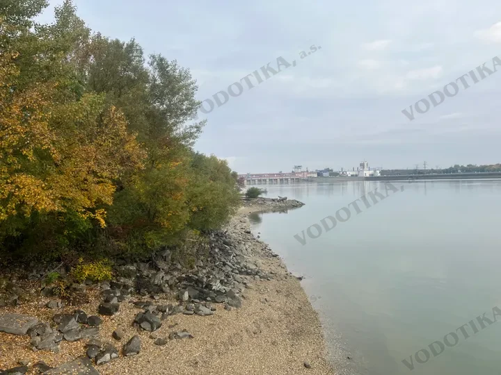 SVD G-N, stupeň Gabčíkovo – plavebné komory – skládka provizórnych uzáverov, rozšírenie jestvujúcej skládky VPH PLK – Obr. 6 - súčasný stav (november 2025)