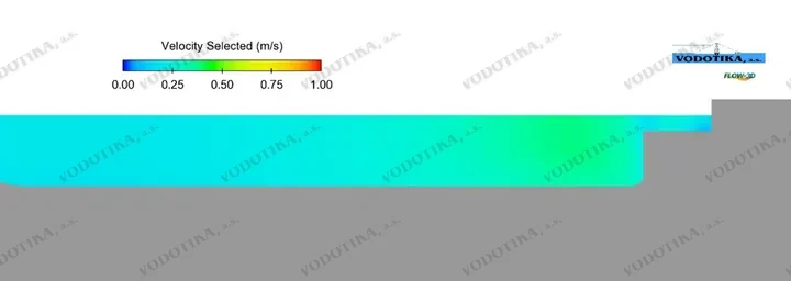 MVE Týnec nad Labem – matematický výpočet – Obr. 11