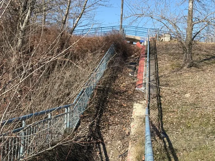 Rekonštrukcia – Výťah pre športové lode a rafty – Obr. 7 - súčasný stav (marec 2025)