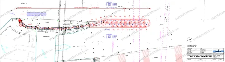 Odstraňovanie bariér vo vodnom toku Nitra – Obr. 2 - pôdorys