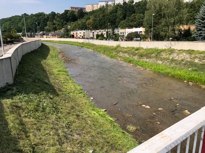 Revitalizácia nábrežia rieky Topľa v Bardejove – Obr. 5 - súčasný stav (február 2019)