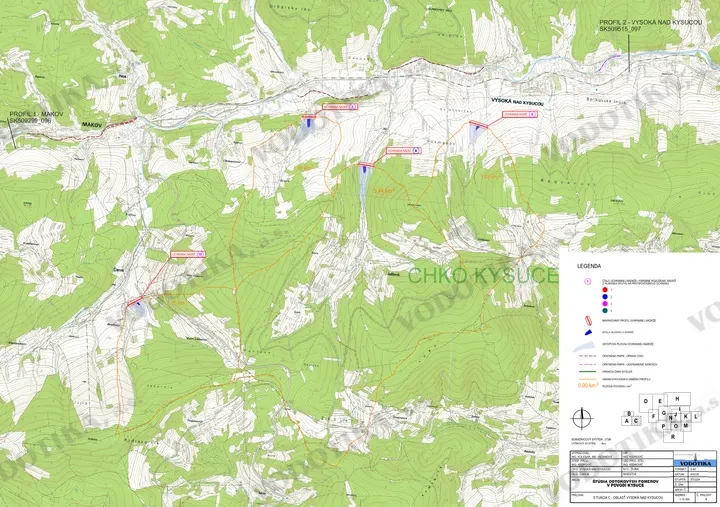 Štúdia odtokových pomerov v povodí Kysuce – Obr. 3 - situácia C