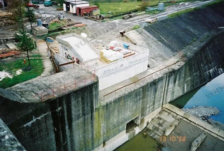 MVE Nosice – Obr. 3 - pri vystavbe