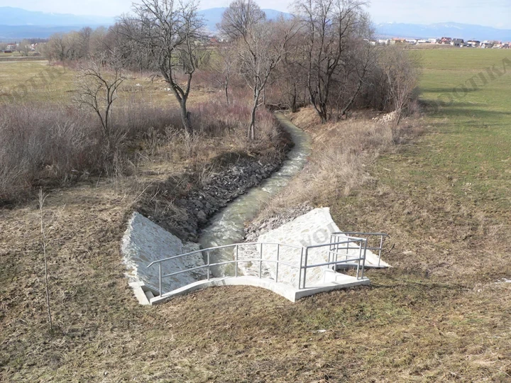 Lehota pod Vtáčnikom – vybudovanie suchého poldra – Obr. 9 - po vystavbe
